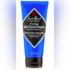 JACK BLACK Pure Clean Daily Facial Cleanser, 2-in-1 Facial Cleanser & Toner 3 oz